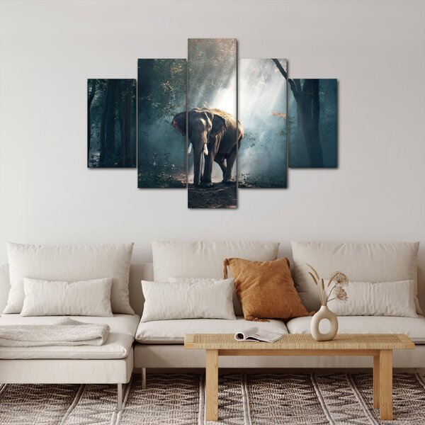 Slika slona u džungli (150x105 cm)