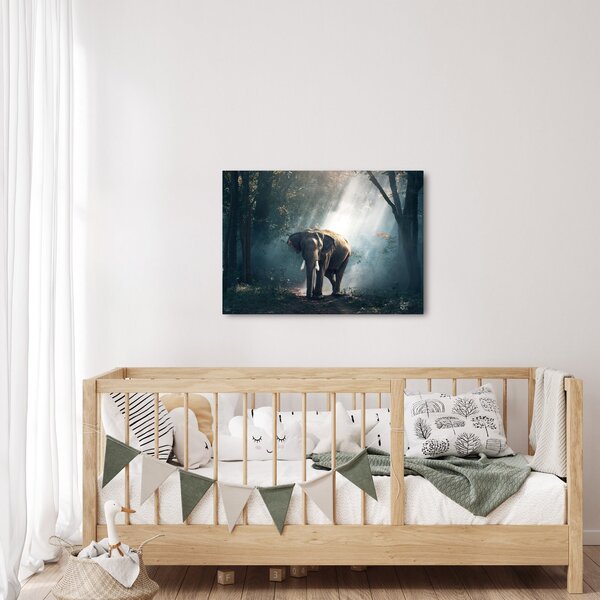 Slika slona u džungli (70x50 cm)