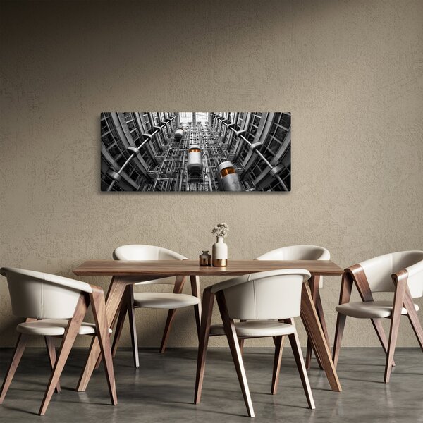 Slika dizala u zgradi (120x50 cm)