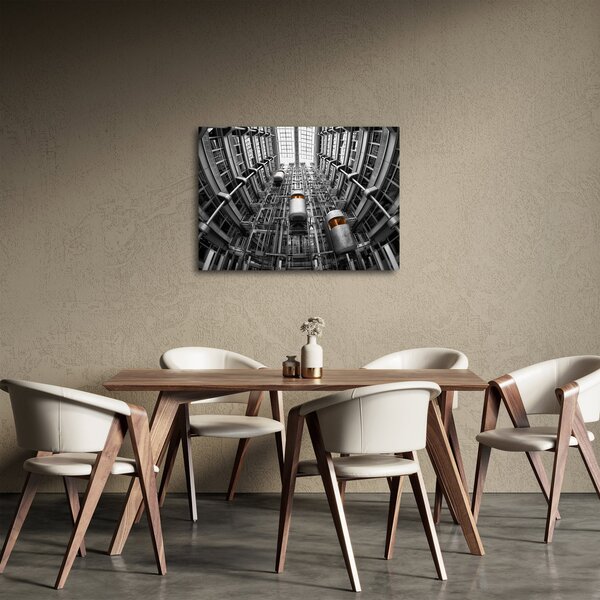 Slika dizala u zgradi (70x50 cm)