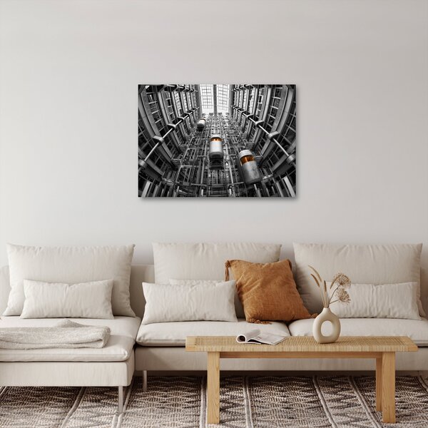 Slika dizala u zgradi (70x50 cm)