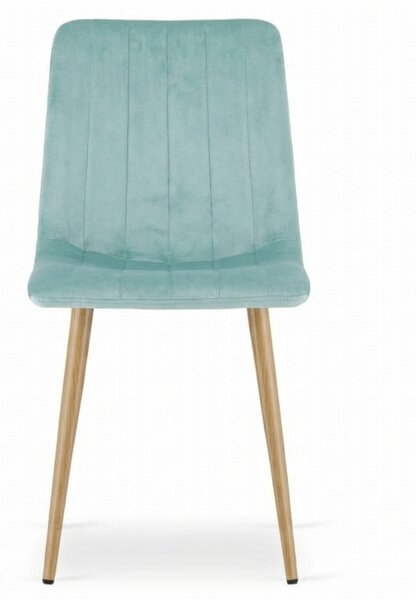 Mint Zelena Baršunasta Stolica LAVA AQUA MINT