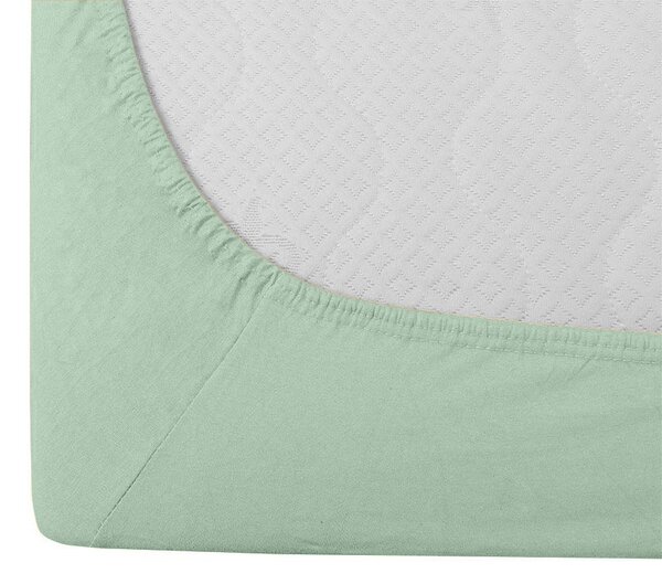 Jersey plahta EXCLUSIVE metvasto zelena 90 x 200 cm
