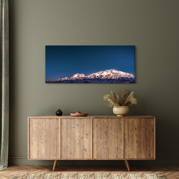 Slika planina i noćnog neba (120x50 cm)