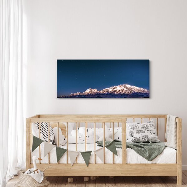 Slika planina i noćnog neba (120x50 cm)