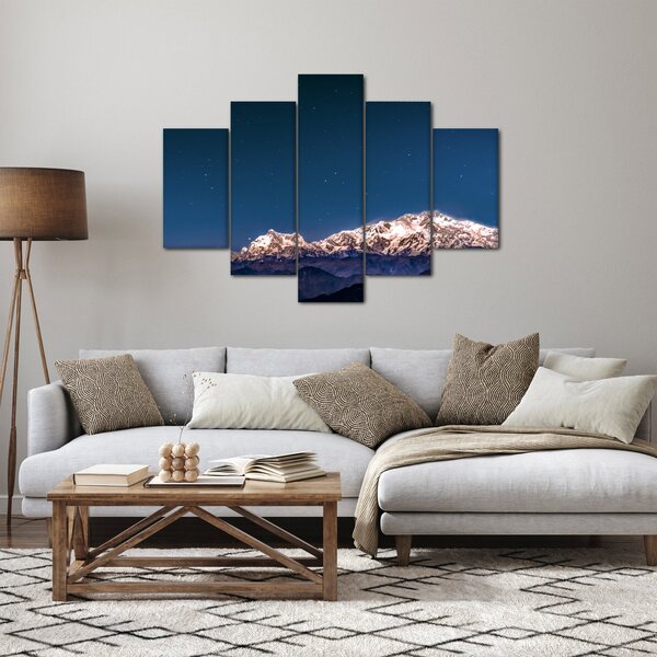 Slika planina i noćnog neba (150x105 cm)
