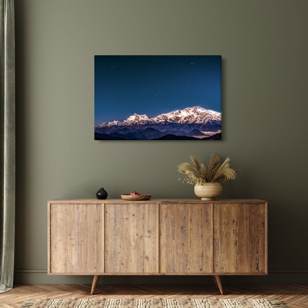 Slika planina i noćnog neba (90x60 cm)