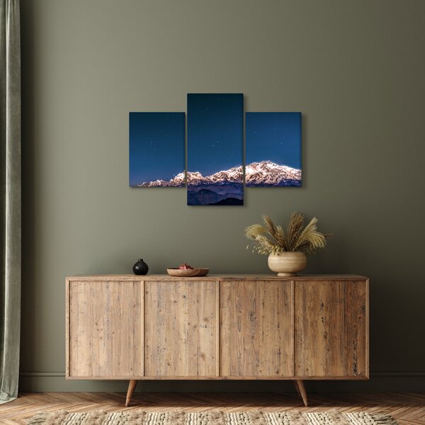 Slika planina i noćnog neba (90x60 cm)