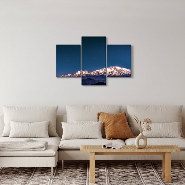 Slika planina i noćnog neba (90x60 cm)