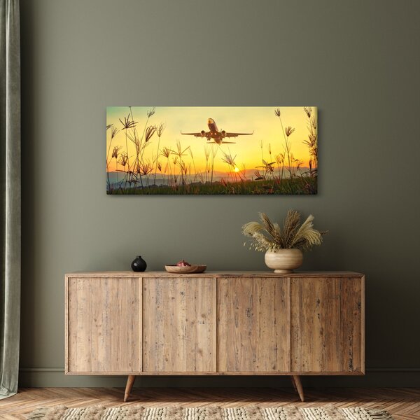 Slika polijetanja aviona (120x50 cm)