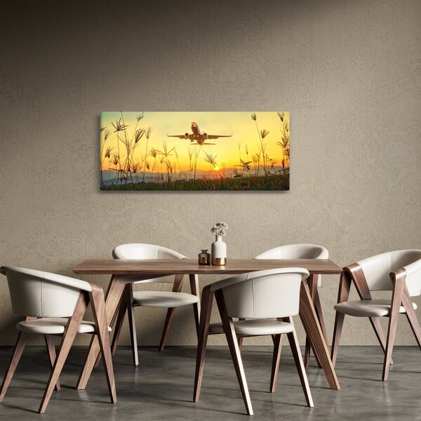 Slika polijetanja aviona (120x50 cm)