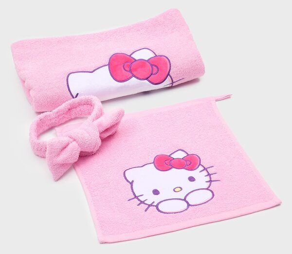 Sinsay - Set ručnika i traka za glavu Hello Kitty