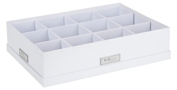 Bijela kutija za odlaganje s 12 Bigso pretinaca, 31 x 43 cm