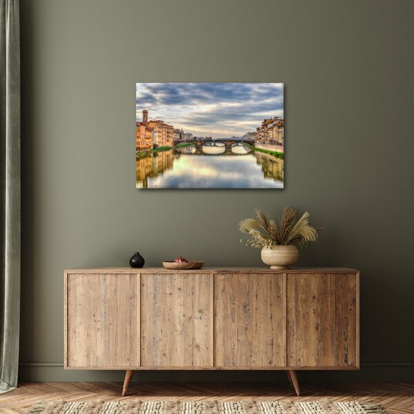 Slika grada s rijekom (70x50 cm)