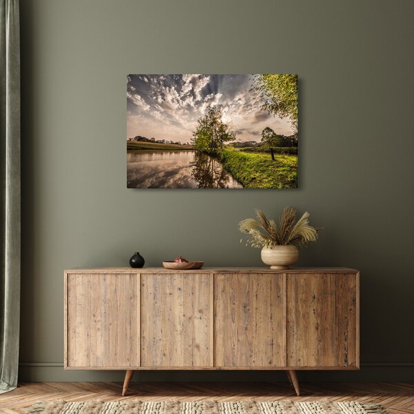Slika prirode s zrakama (90x60 cm)