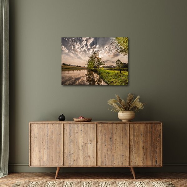 Slika prirode s zrakama (70x50 cm)