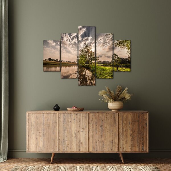 Slika prirode s zrakama (150x105 cm)