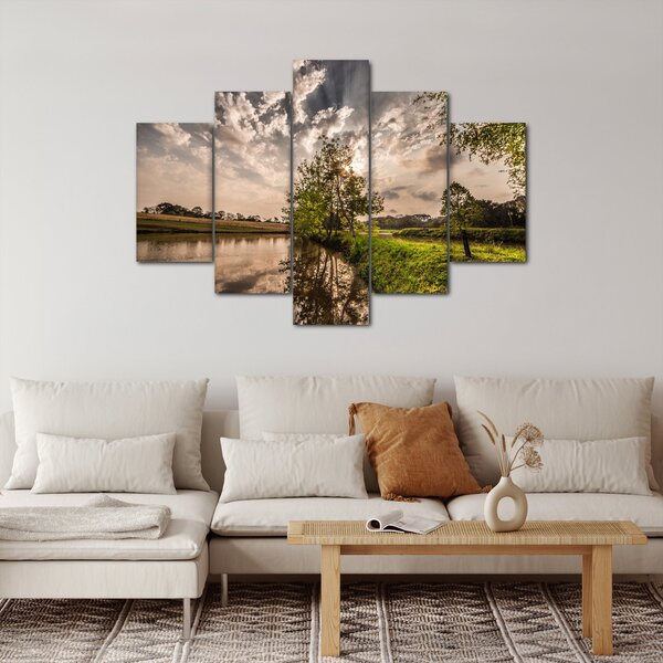 Slika prirode s zrakama (150x105 cm)