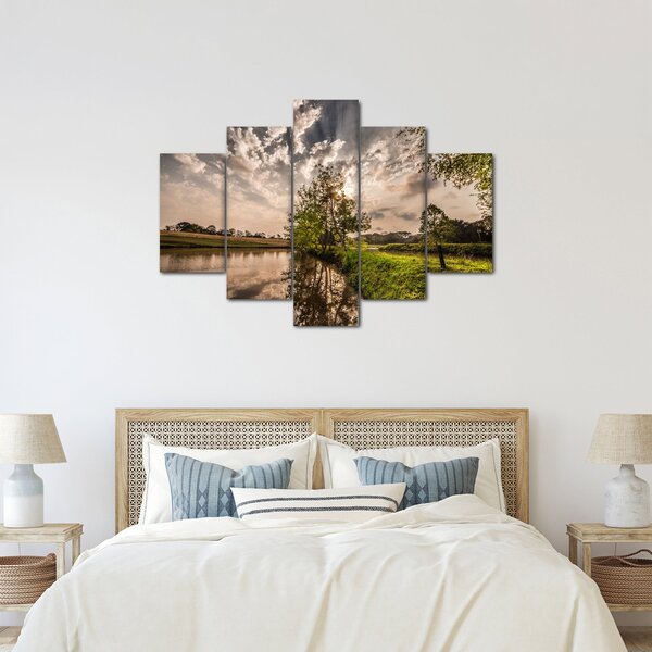 Slika prirode s zrakama (150x105 cm)