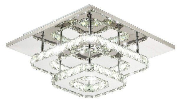 Kistalna stropna lampa LED 24W Kvadratna APP410-C