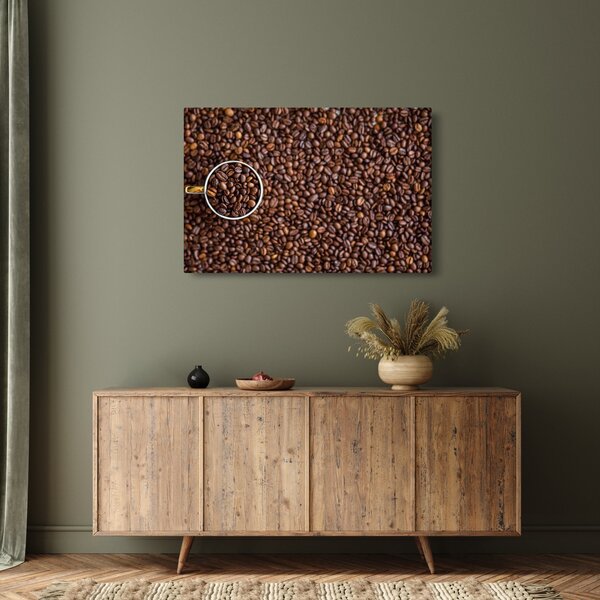 Slika - zrna kave (90x60 cm)