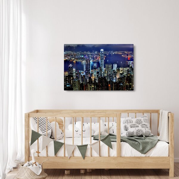 Slika noćnog grada (90x60 cm)