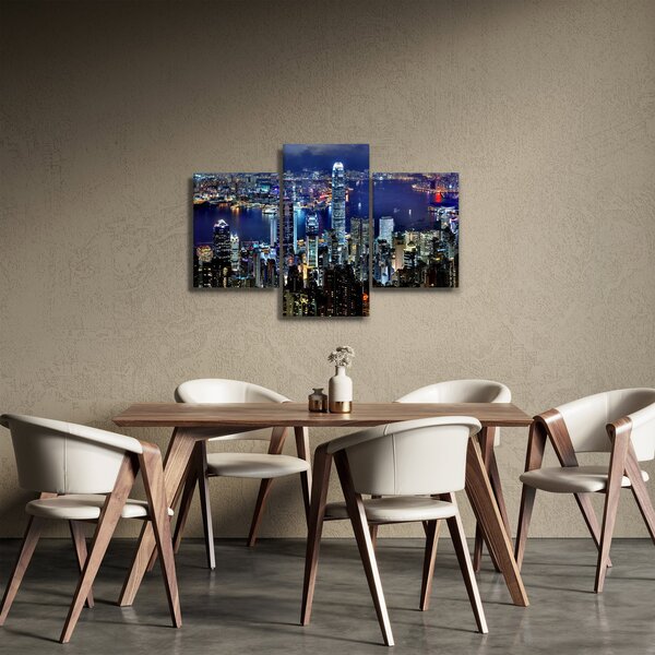 Slika noćnog grada (90x60 cm)
