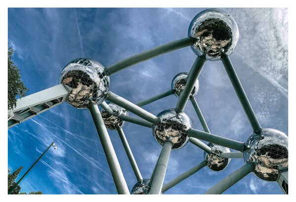 Slika - Atomium u Bruxellesu (90x60 cm)