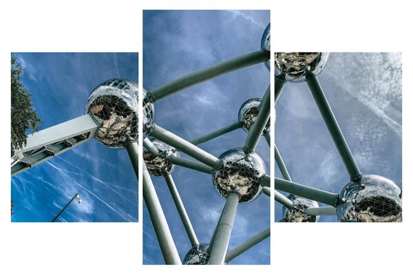 Slika - Atomium u Bruxellesu (90x60 cm)