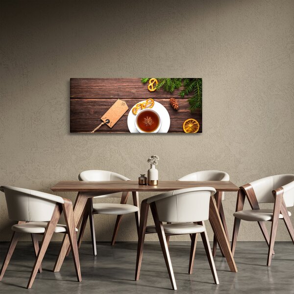 Slika - šalica s ukrasima (120x50 cm)
