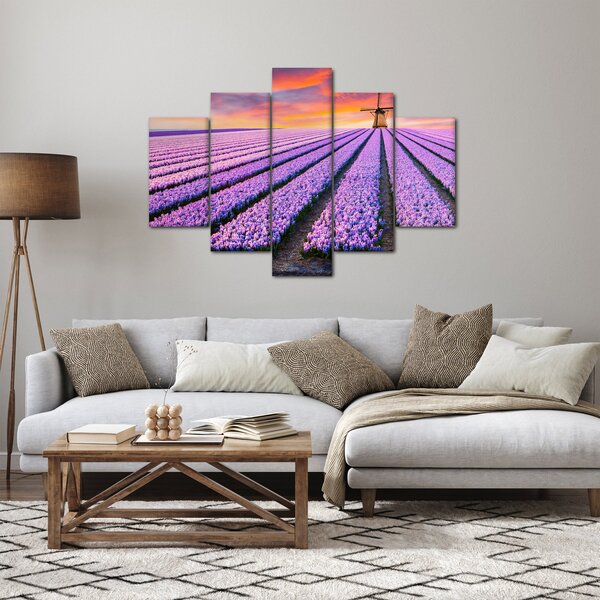Slika - farma cvijeća (150x105 cm)