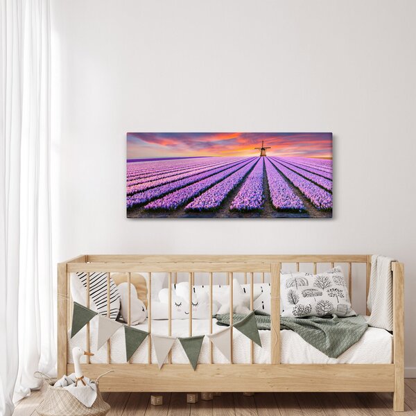 Slika - farma cvijeća (120x50 cm)