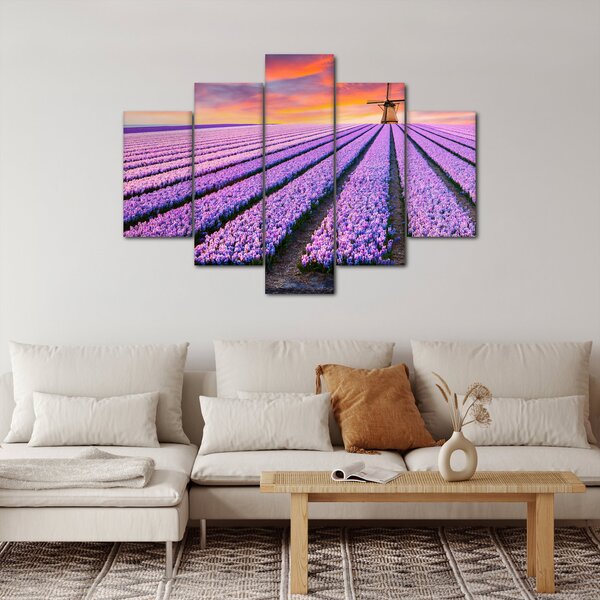 Slika - farma cvijeća (150x105 cm)