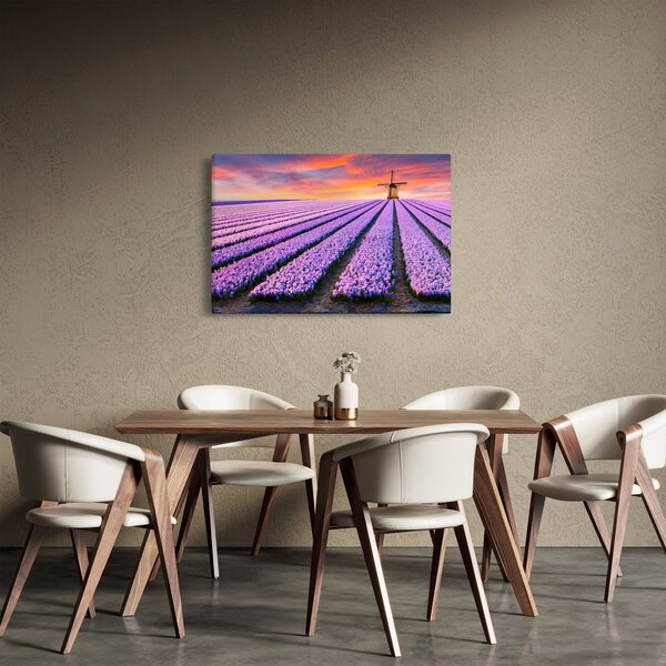 Slika - farma cvijeća (90x60 cm)