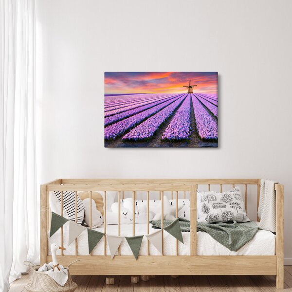 Slika - farma cvijeća (90x60 cm)