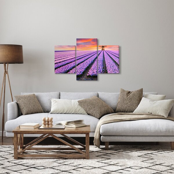 Slika - farma cvijeća (90x60 cm)
