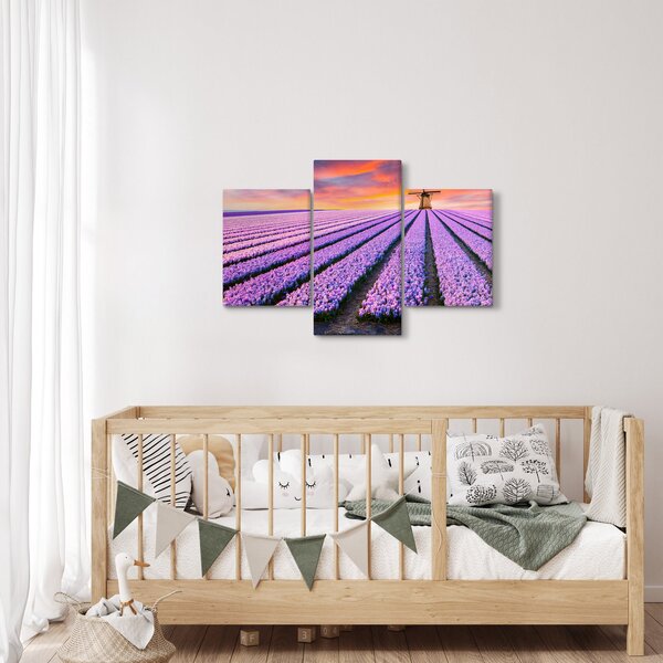 Slika - farma cvijeća (90x60 cm)