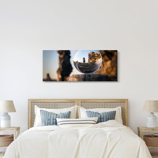Slika povećala i krajolika (120x50 cm)