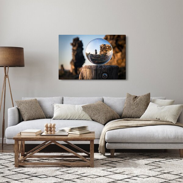 Slika povećala i krajolika (90x60 cm)