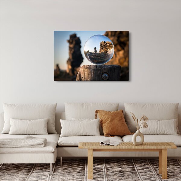 Slika povećala i krajolika (90x60 cm)