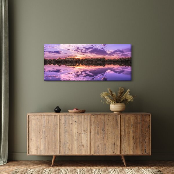 Slika ljubičastog neba (120x50 cm)