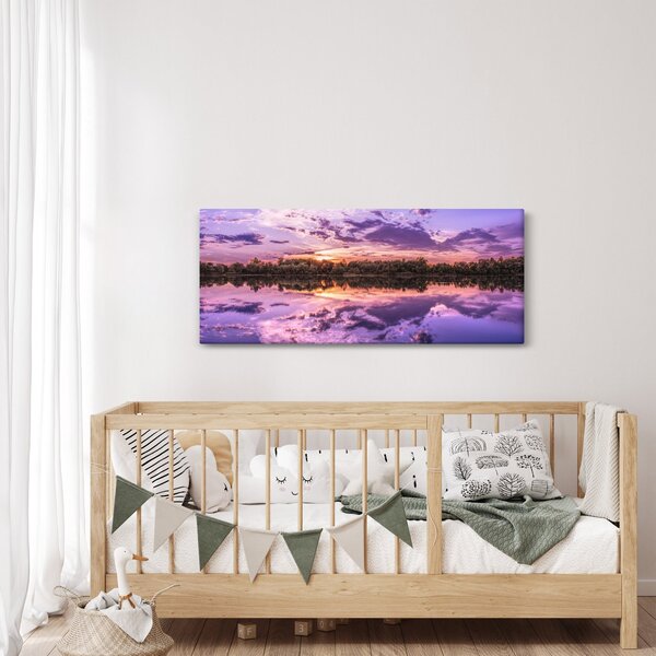 Slika ljubičastog neba (120x50 cm)