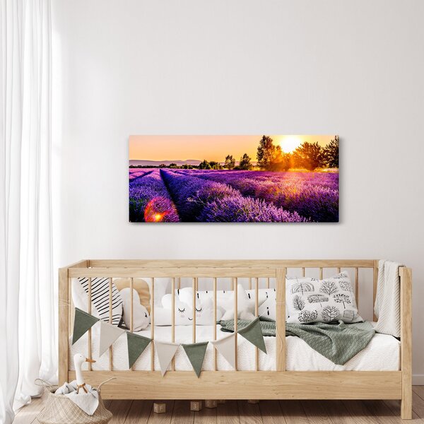 Slika polja lavande (120x50 cm)