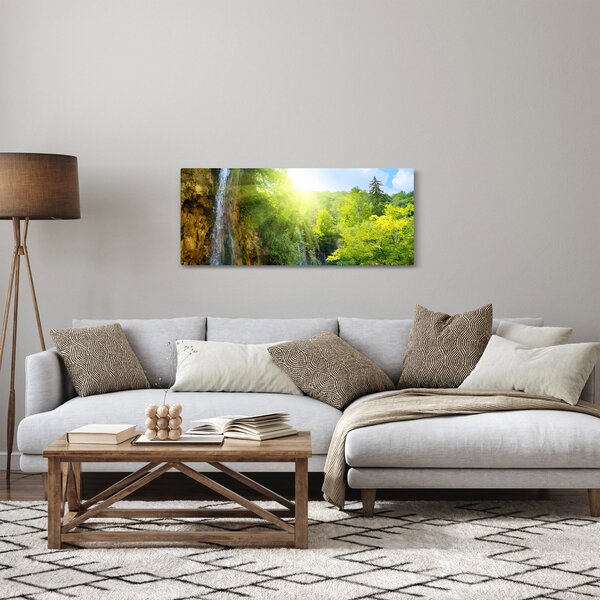 Slika - slapovi u prašumi (120x50 cm)