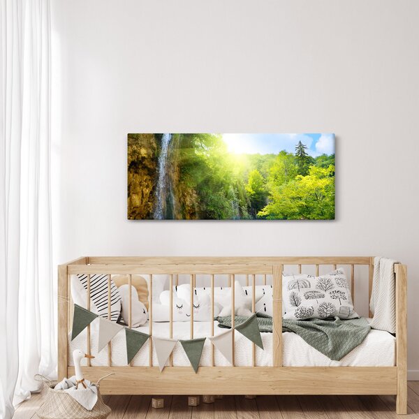 Slika - slapovi u prašumi (120x50 cm)