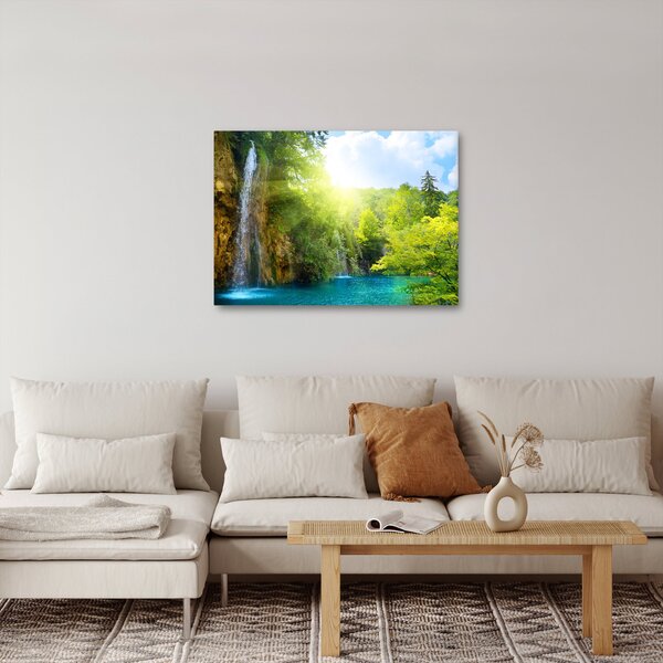 Slika - slapovi u prašumi (70x50 cm)