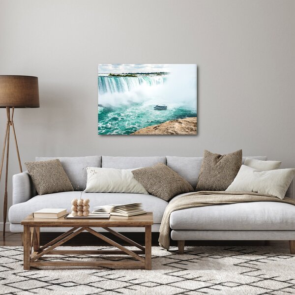 Slika slapova s ​​brodom (70x50 cm)