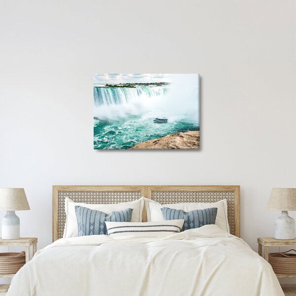 Slika slapova s ​​brodom (70x50 cm)