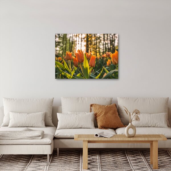 Slika - narančasti tulipani (70x50 cm)