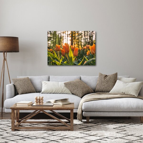 Slika - narančasti tulipani (70x50 cm)